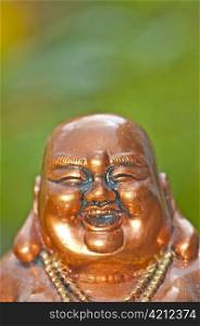 Buddha laughs. Buddha