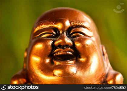 Buddha laughs. Buddha