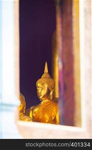 buddha statue in a temple, Chiang Mai Thailand