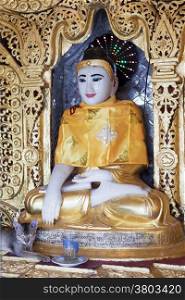 buddha statue, in pagoda Myanmar