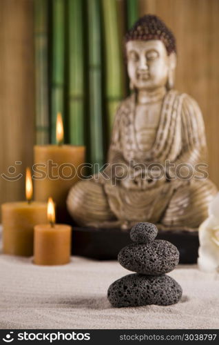 Buddha, Zen. Portrait of buddha in studio