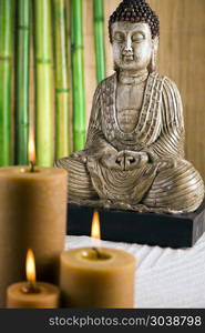 Buddha, Zen. Portrait of buddha in studio