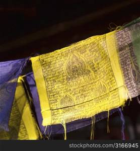 Buddhist prayer cloth