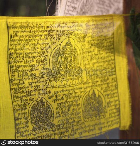 Buddhist prayer cloth