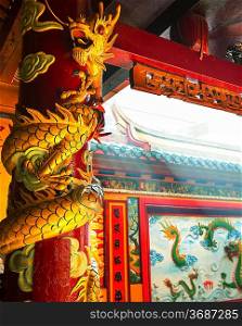 Buddhist prayer sticks in chinese temple