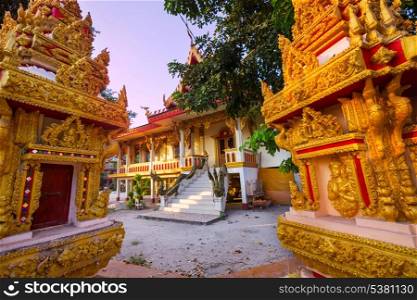Buddhist temple in Laos