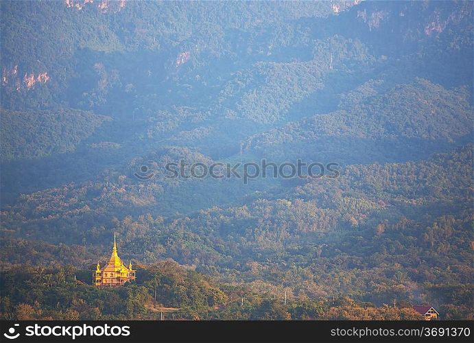 Buddhist temple in Luang Prabang,Laos