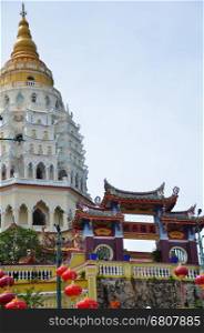 Buddhist temple Kek Lok Si in Penang, Malaysia