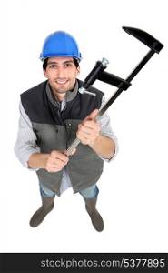 Builder holding clamp