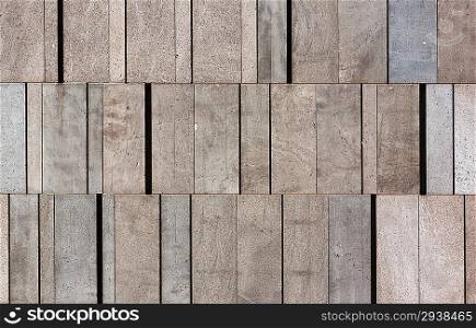 building&acute;s stone block facade