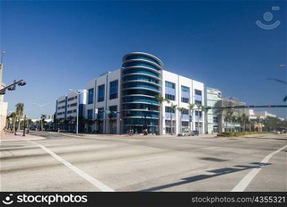Building alongside a road, Miami, Florida, USA