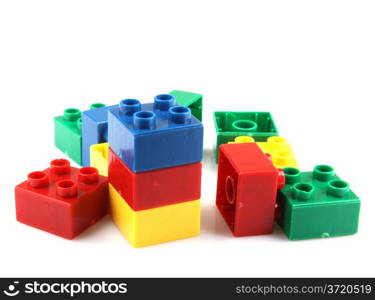 Building Blocks Isolated On White