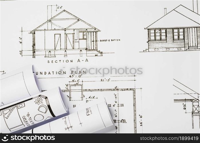 building blueprints table. Resolution and high quality beautiful photo. building blueprints table. High quality beautiful photo concept