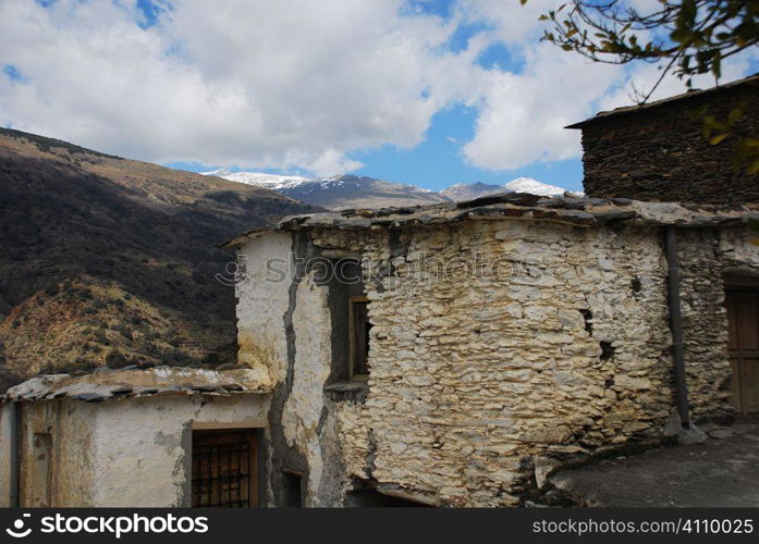 Building exteriors in Alpujarras, Granada, Andalusia, Spain