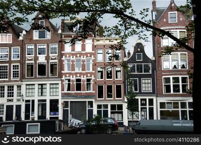 Building exteriors in Amsterdam, Holland