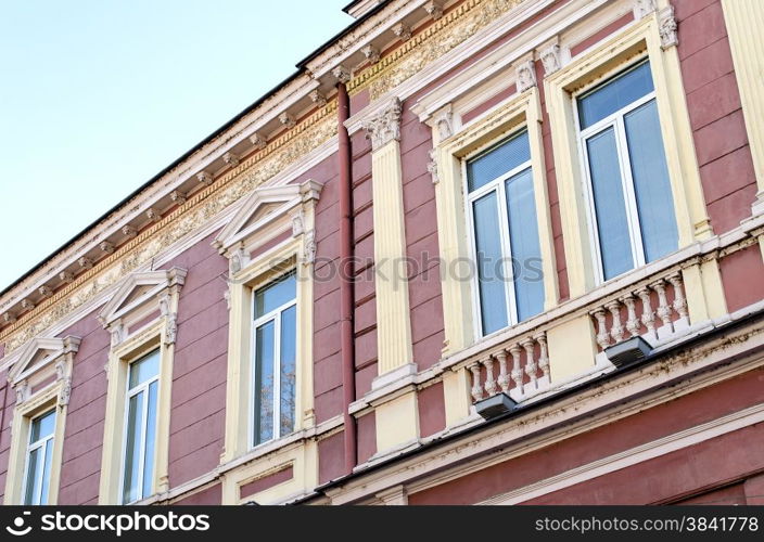 Building neoclassical style late 19th century, Bulgaria Ruse