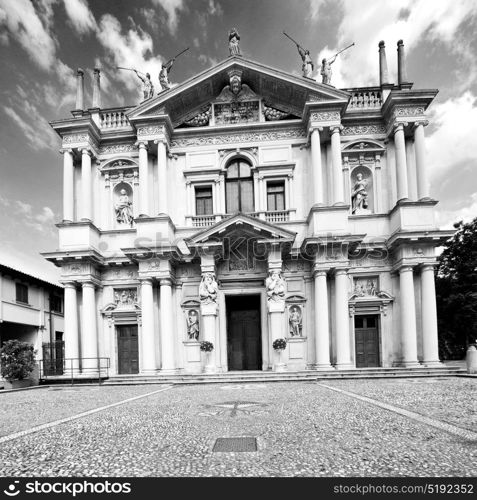 building old architecture in italy europe milan religion and sunlight