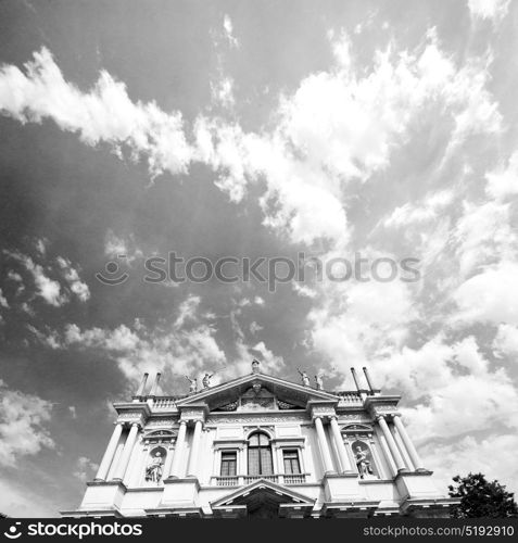 building old architecture in italy europe milan religion and sunlight