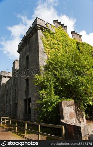 Building on Armadale castle grounds on the Isle of Skye