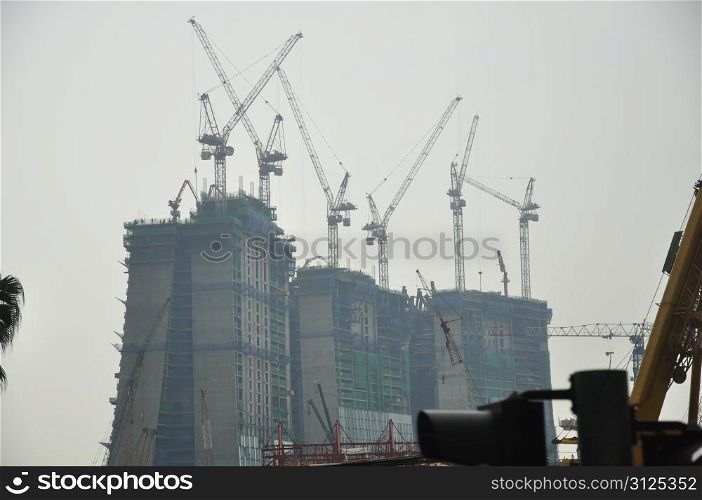 Building progress in Singapore