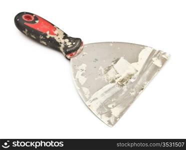 building trowel isolated on white