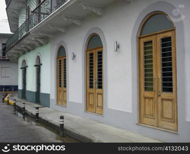 Buildings along a street, Old Panama, Panama City, Panama