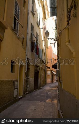 Buildings along an alley, Nice, France