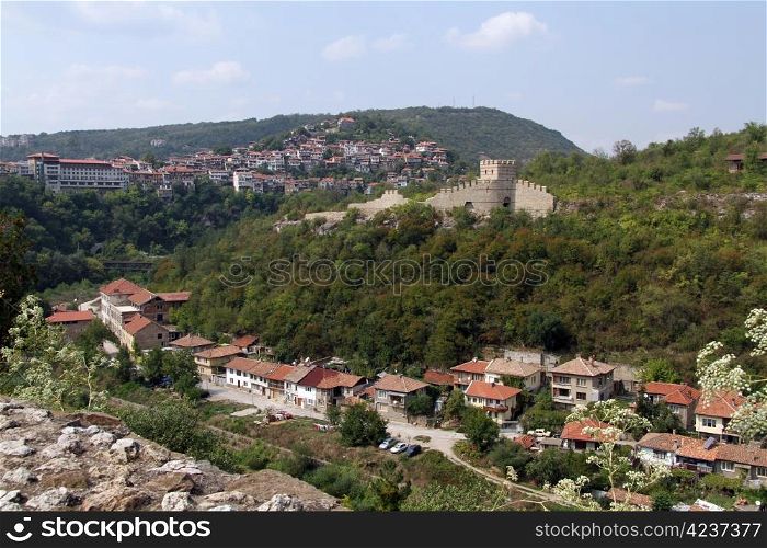 Buildings and fortress in Veliko Tirnovo, Bulgaria