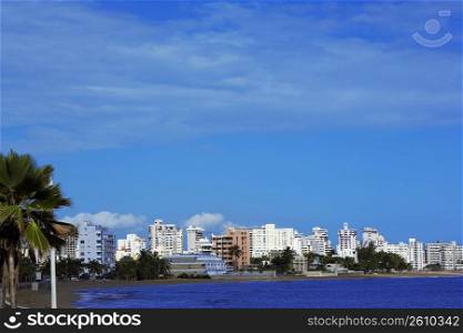 Buildings at the beachfront, El Condado, San Juan, Puerto Rico