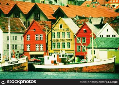 Buildings at the waterfront, Bergen, Norway