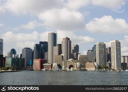 Buildings at the waterfront, Boston, Massachusetts, New England, USA