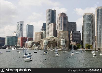Buildings at the waterfront, Boston, Massachusetts, New England, USA