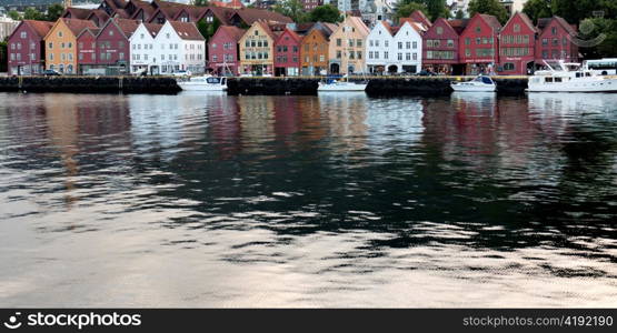 Buildings at the waterfront, Bryggen, Bergen, Norway