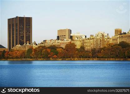 Buildings at the waterfront, Central Park, Manhattan, New York City, New York State, USA