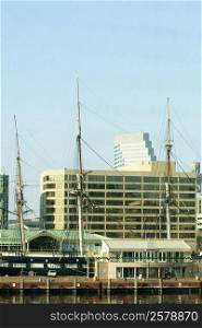 Buildings at the waterfront, Inner Harbor, Baltimore, Maryland, USA