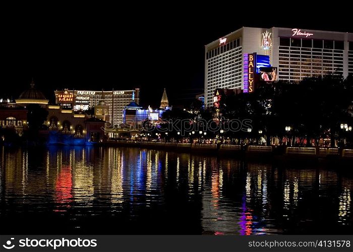 Buildings at the waterfront, Las Vegas, Nevada, USA