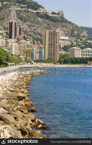 Buildings at the waterfront, Monte Carlo, Monaco