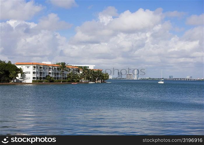 Buildings at the waterfront, South Beach, Miami Beach, Florida, USA