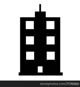 buildings icon on white background. flat style. residential sign for your web site design, logo, app, UI. tower skyscraper symbol. height building icon.