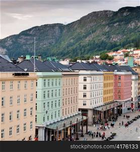 Buildings in a city, Bergen, Norway