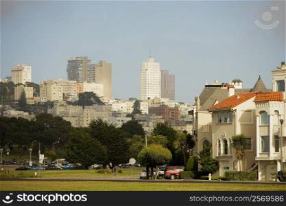 Buildings in a city, California, USA