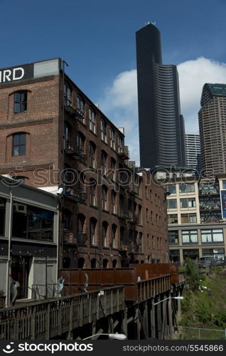 Buildings in a city, Columbia Center, Seattle, Washington State, USA