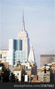 Buildings in a city, Empire State Building, Manhattan, New York City, New York State, USA
