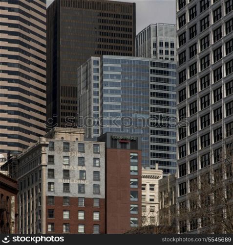 Buildings in a city, Pioneer Square, Seattle, Washington State, USA