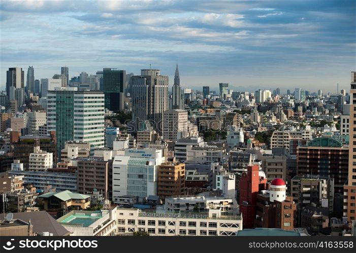 Buildings in a city, Tokyo, Japan