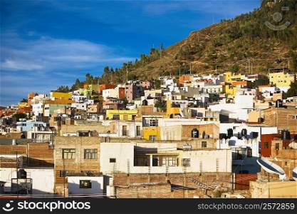 Buildings in a city, Zacatecas State, Mexico