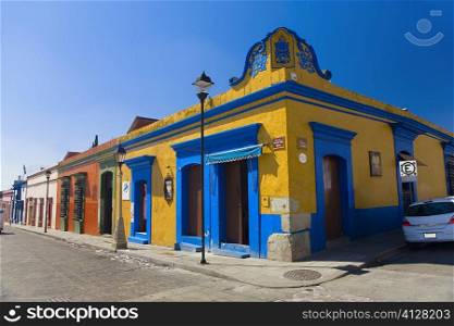 Buildings in a street, Oaxaca, Oaxaca State, Mexico