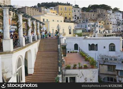 Buildings in a town, Capri, Campania, Italy