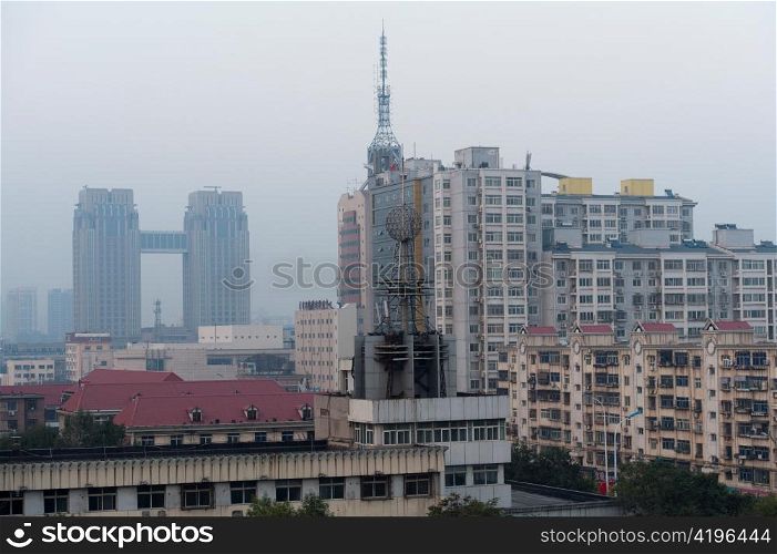Buildings in Binhai, Tianjin, China
