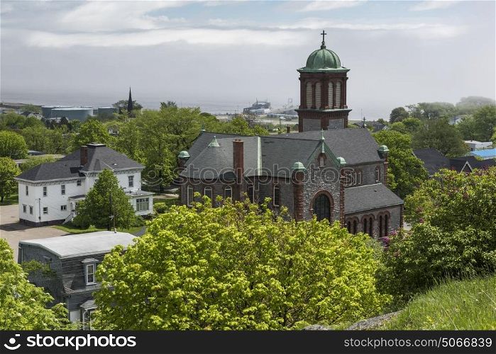 Buildings in city, Saint John, New Brunswick, Canada